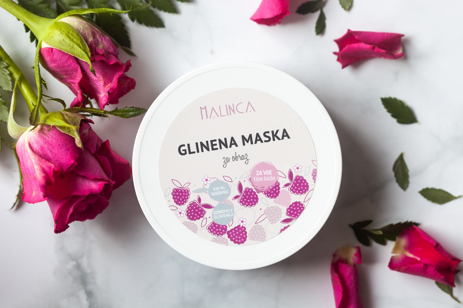 Glinena maska za obraz - za vse tipe kože 80g