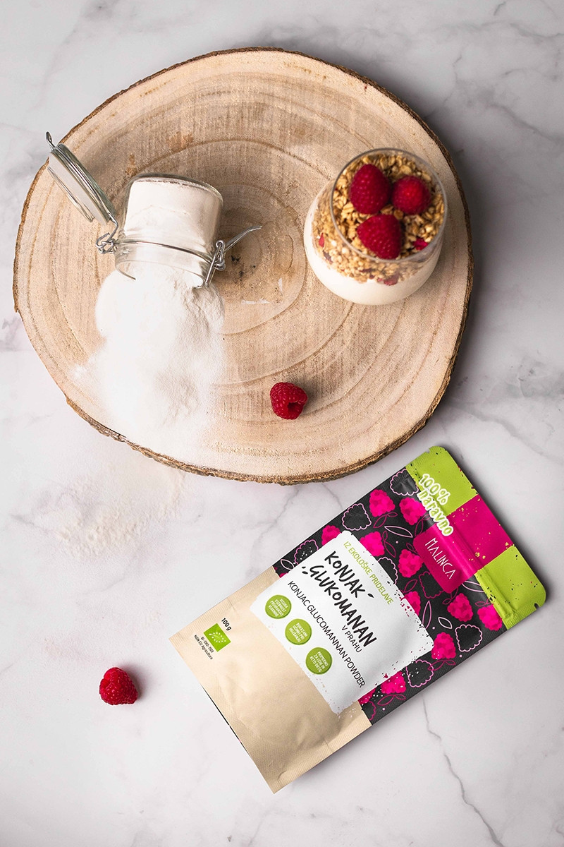 Konjak glukomanan v prahu iz ekološke pridelave 100g