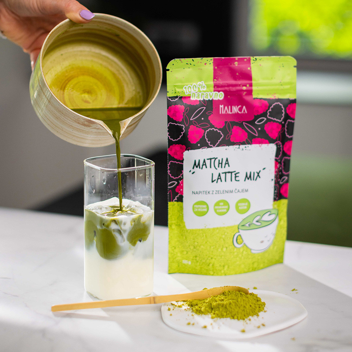 Matcha latte mix