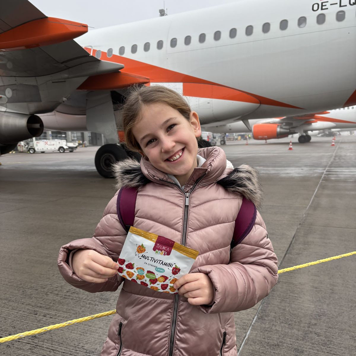 Multivitamini v prahu brez okusa za otroke