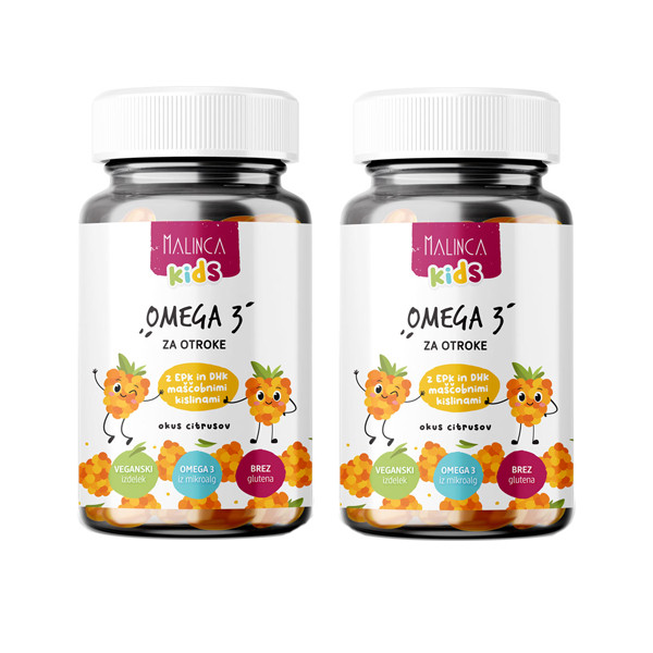 Omega 3 v bonbonih za otroke 2 x 