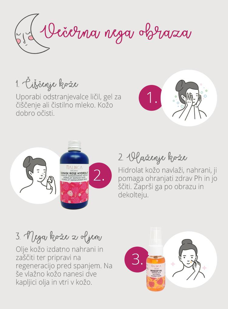 Večerna nega obraza Večerna nega obraza